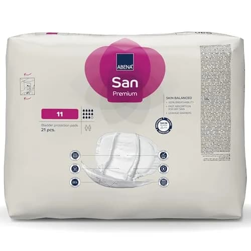 Abena San Premium Incontinence Pads Size 11 | Heavy Absorbency, 21 Count, Breathable & Discreet thumbnail 8