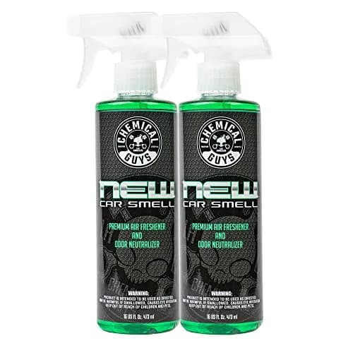 Chemical Guys New Car Smell Air Freshener & Odor Neutralizer Spray 2x16 Fl Oz (32 Fl Oz Total) | Professional Grade Odor Elimination thumbnail 1