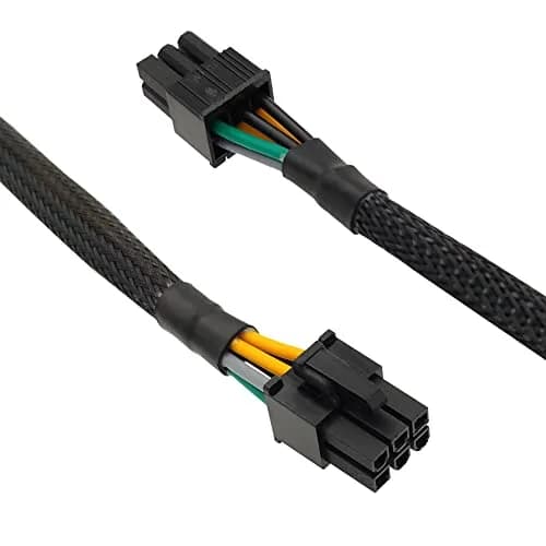 YEZriler 24 Pin to 6 Pin ATX PSU Adapter Cable 33cm (13 inch) | Converts Standard ATX to Dell Motherboard Power thumbnail 3