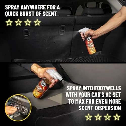 Chemical Guys Signature Scent Premium Air Freshener & Odor Eliminator 16 oz (2 Pack) | Long-Lasting Car Fragrance thumbnail 5