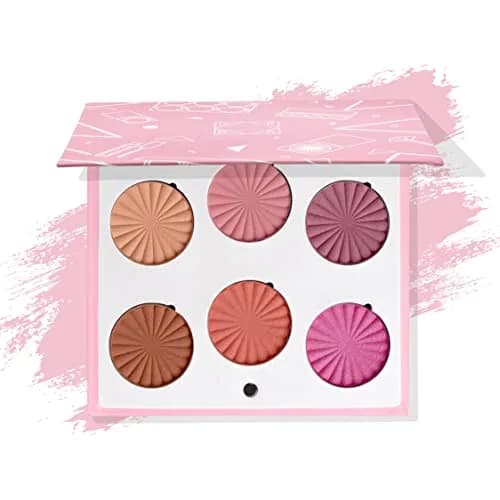 Ofra Mini Mix Face Palette Blushful with Blush & Highlighter | Liquid-to-Baked Shades for All Skin Tones thumbnail 1