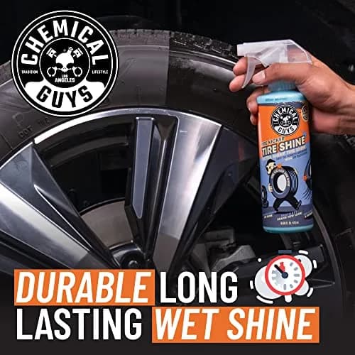 Chemical Guys Tire Kicker Extra Glossy Tire Shine 16 oz | Deep Wet Look, Fast Dry, Protects Rubber & Trim thumbnail 2
