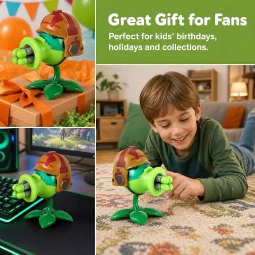 JHESAO Plants and Zombies Action Figures Set 1 2 Series | Great Gift for Kids & Fans thumbnail 5