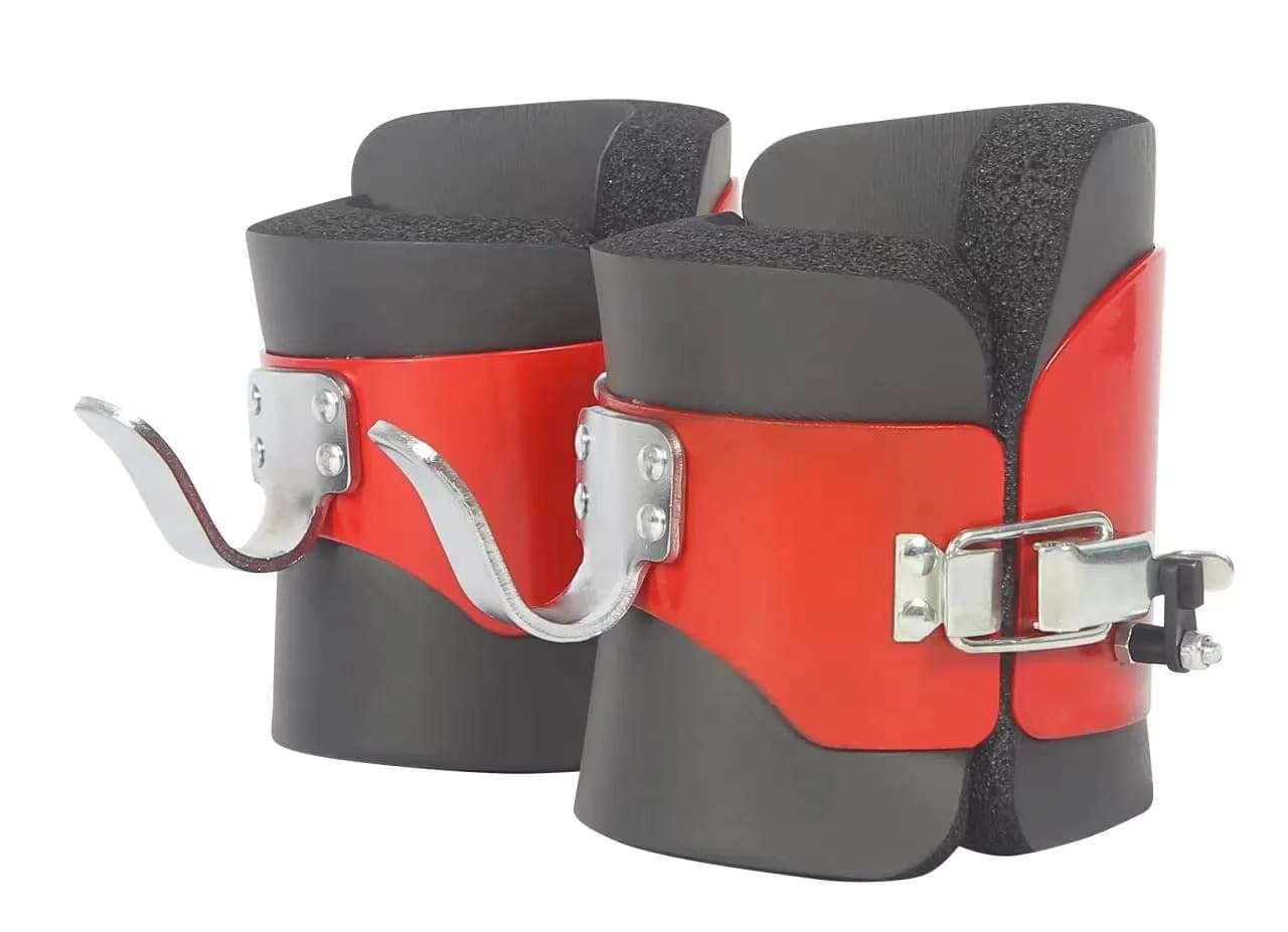 TONYKO Anti Gravity Inversion Boots for Stress Relief & Fitness (Red) | Stress Relief & Muscle Stretching