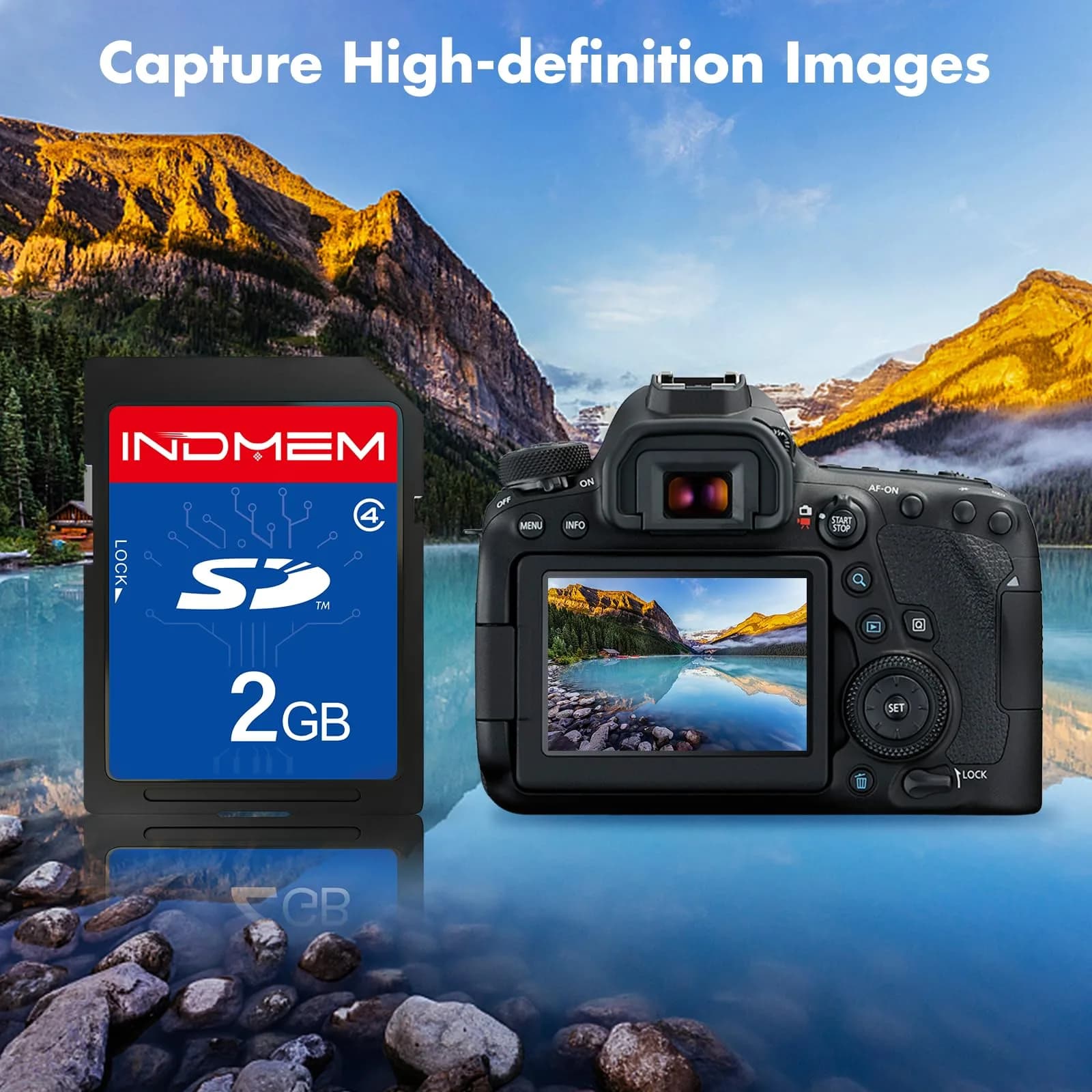 INDMEM 2GB SD Card Class 4 | SLC Speed, Made in Japan - view 7