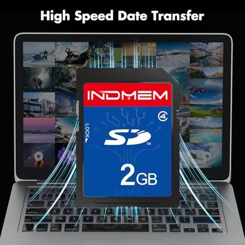 INDMEM 2GB SD Card Class 4 | SLC Speed, Made in Japan thumbnail 3