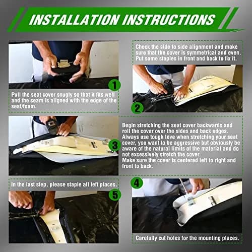 fewfuss Dirt Bike Seat Cover - Green Universal Seat Cover for Motorcycle Enduro | Waterproof & Thick thumbnail 7
