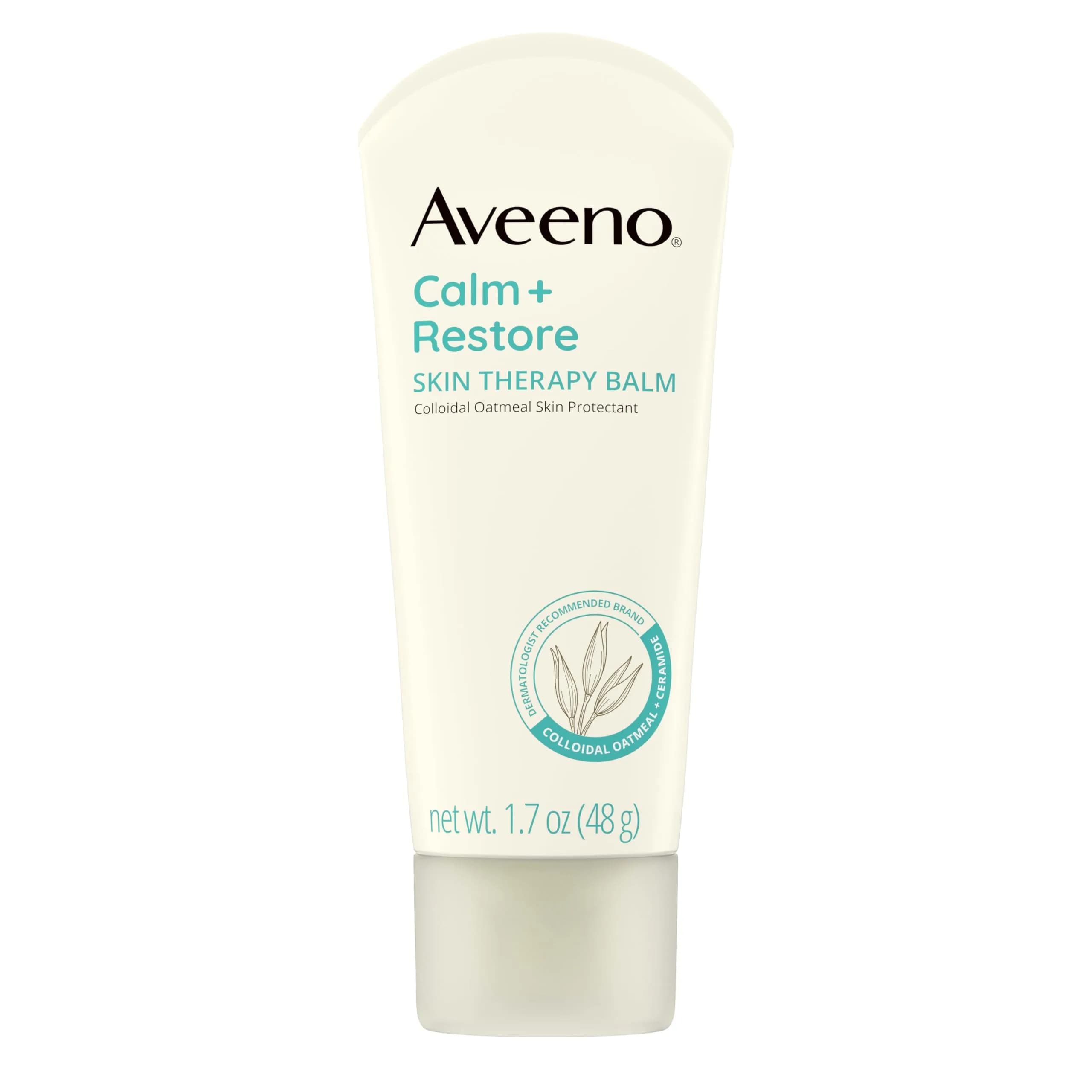 Aveeno Calm + Restore Skin Therapy Balm 50ml (1.7 fl oz) | Soothes Dry, Sensitive Skin with Colloidal Oatmeal & Ceramide - main product image