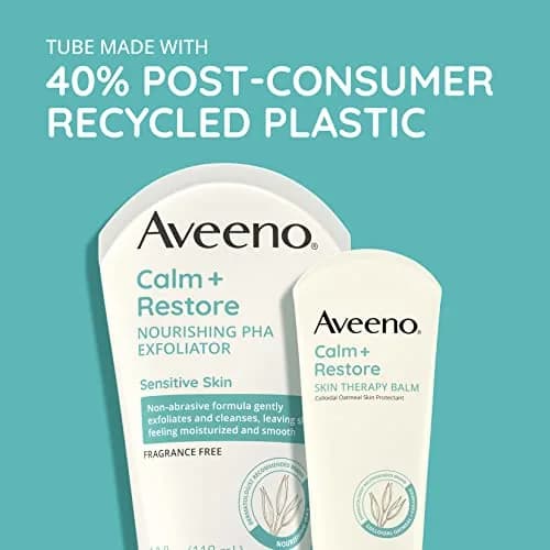 Aveeno Calm + Restore Skin Therapy Balm 50ml (1.7 fl oz) | Soothes Dry, Sensitive Skin with Colloidal Oatmeal & Ceramide thumbnail 4