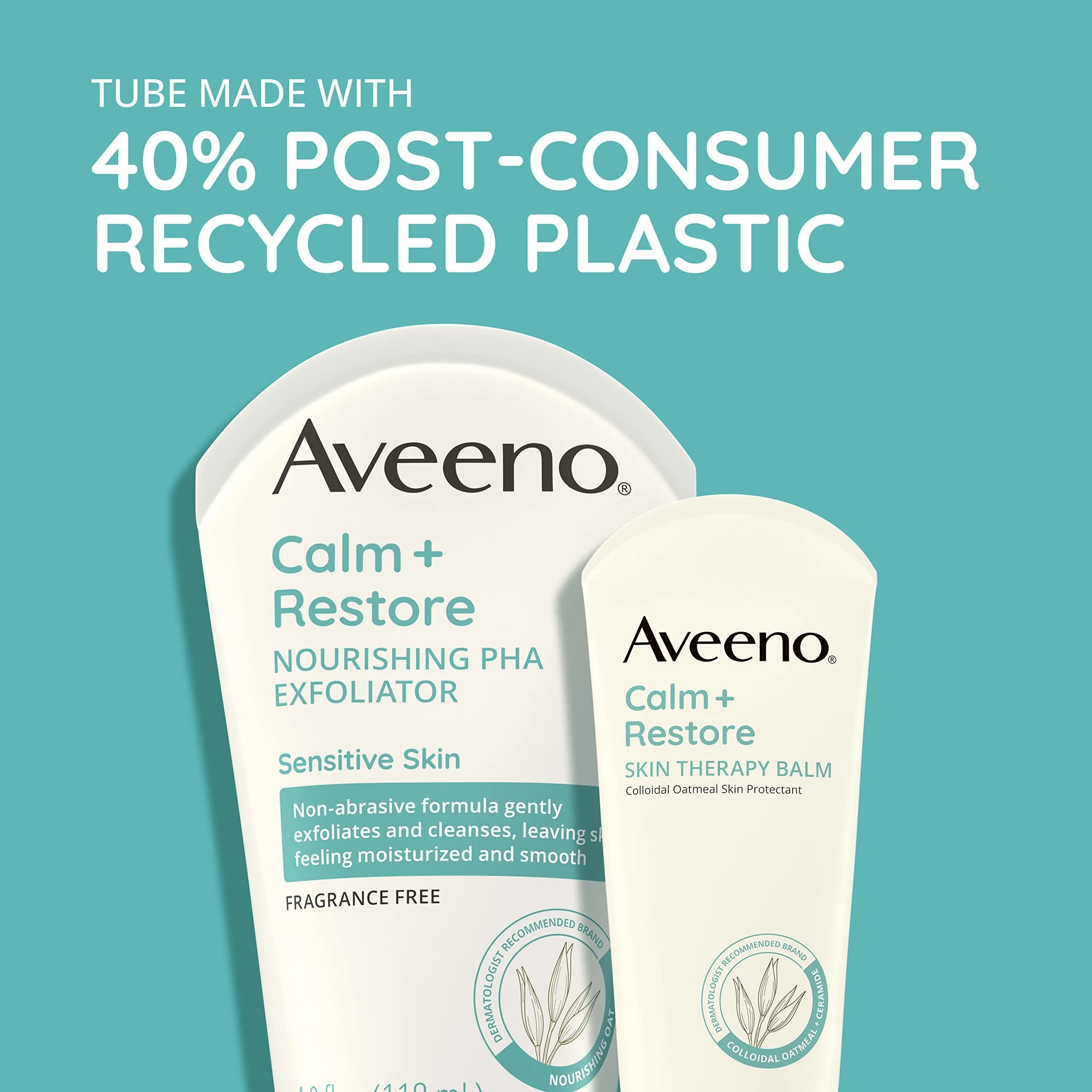 Aveeno Calm + Restore Skin Therapy Balm 50ml (1.7 fl oz) | Soothes Dry, Sensitive Skin with Colloidal Oatmeal & Ceramide - view 4
