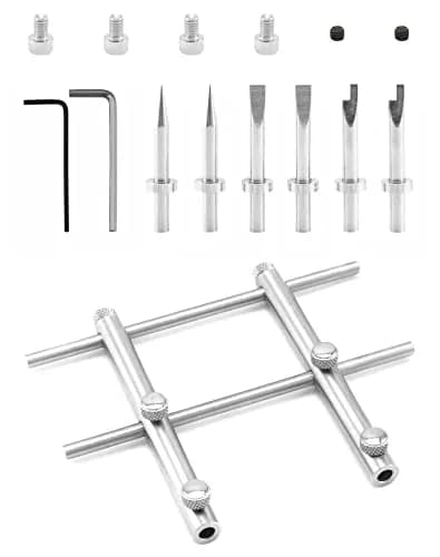 QWORK DSLR Camera Lens Repair Tool Kit 180g (6.35 oz) | Adjustable Jaw Opening 3/8" to 3-15/16" for Canon, Nikon, Sony thumbnail 1