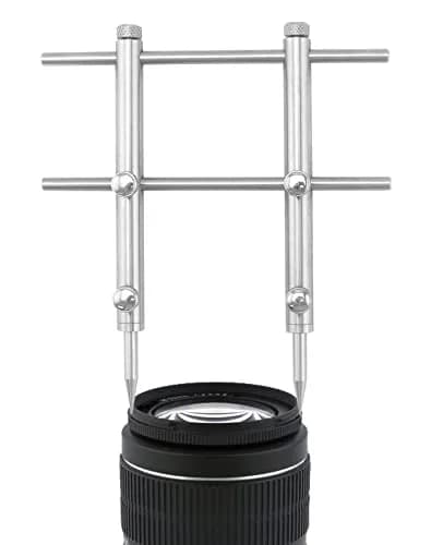 QWORK DSLR Camera Lens Repair Tool Kit 180g (6.35 oz) | Adjustable Jaw Opening 3/8" to 3-15/16" for Canon, Nikon, Sony thumbnail 2
