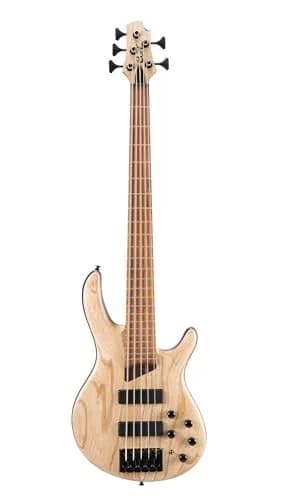 Cort B5 Element 5-String Bass Guitar Open Pore Natural | Roasted Maple Neck & Bartolini Pickups thumbnail 1