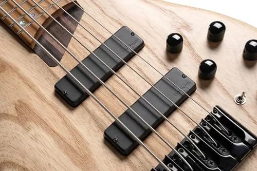 Cort B5 Element 5-String Bass Guitar Open Pore Natural | Roasted Maple Neck & Bartolini Pickups thumbnail 3