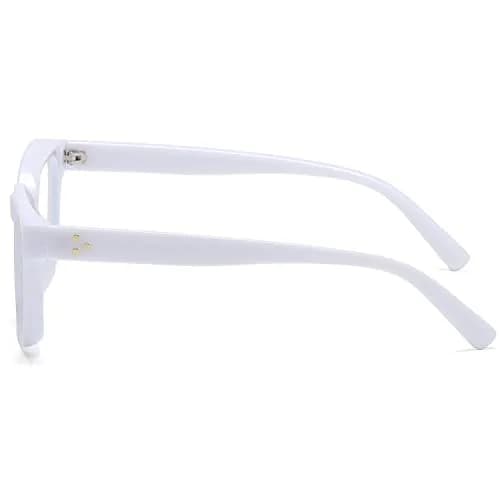 EYLRIM Classic Thick Square Frame Eyeglasses for Women Men Non Prescription 50mm | Clear Lens, Unisex thumbnail 3