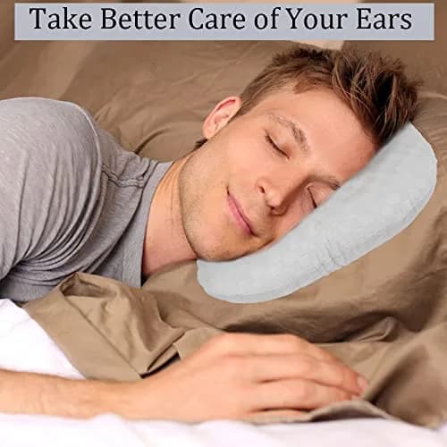 Wuronsa Ear Piercing Pillow with Hole for Cartilage Piercings, CNH Support | Adjustable Cotton Pillow for Ear Pain Relief thumbnail 5