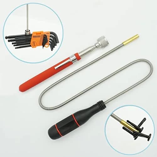 GUTIMORE Magnetic Pickup Tool Pack of 2 | Flexible & Telescoping Magnetic Reach for Car & Home thumbnail 3