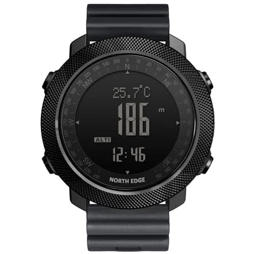NORTH EDGE Apache Outdoor Digital Watch for Men 50mm (1.97in) | ABC Sensors, Weather Trend, 50M Water Resistance thumbnail 1