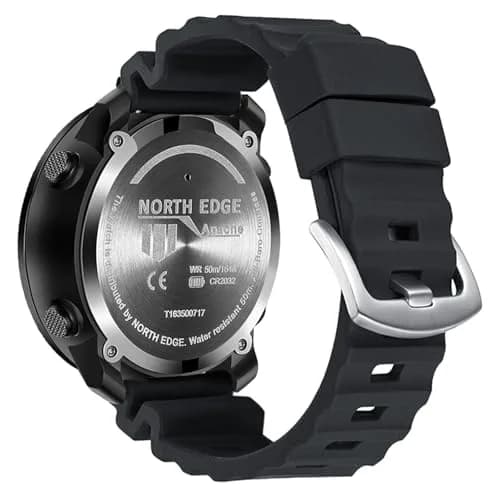 NORTH EDGE Apache Outdoor Digital Watch for Men 50mm (1.97in) | ABC Sensors, Weather Trend, 50M Water Resistance thumbnail 3