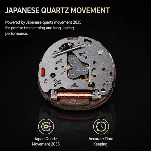 Valence Vintage Women Watch for Pragmatism | Classic Retro Style with Japanese Quartz (33mm×41mm, Brown Leather) thumbnail 8