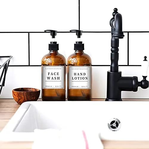 TESWEY Waterproof Label Stickers for Bottles 36PCS | Waterproof & Removable for Bathroom & Kitchen thumbnail 7