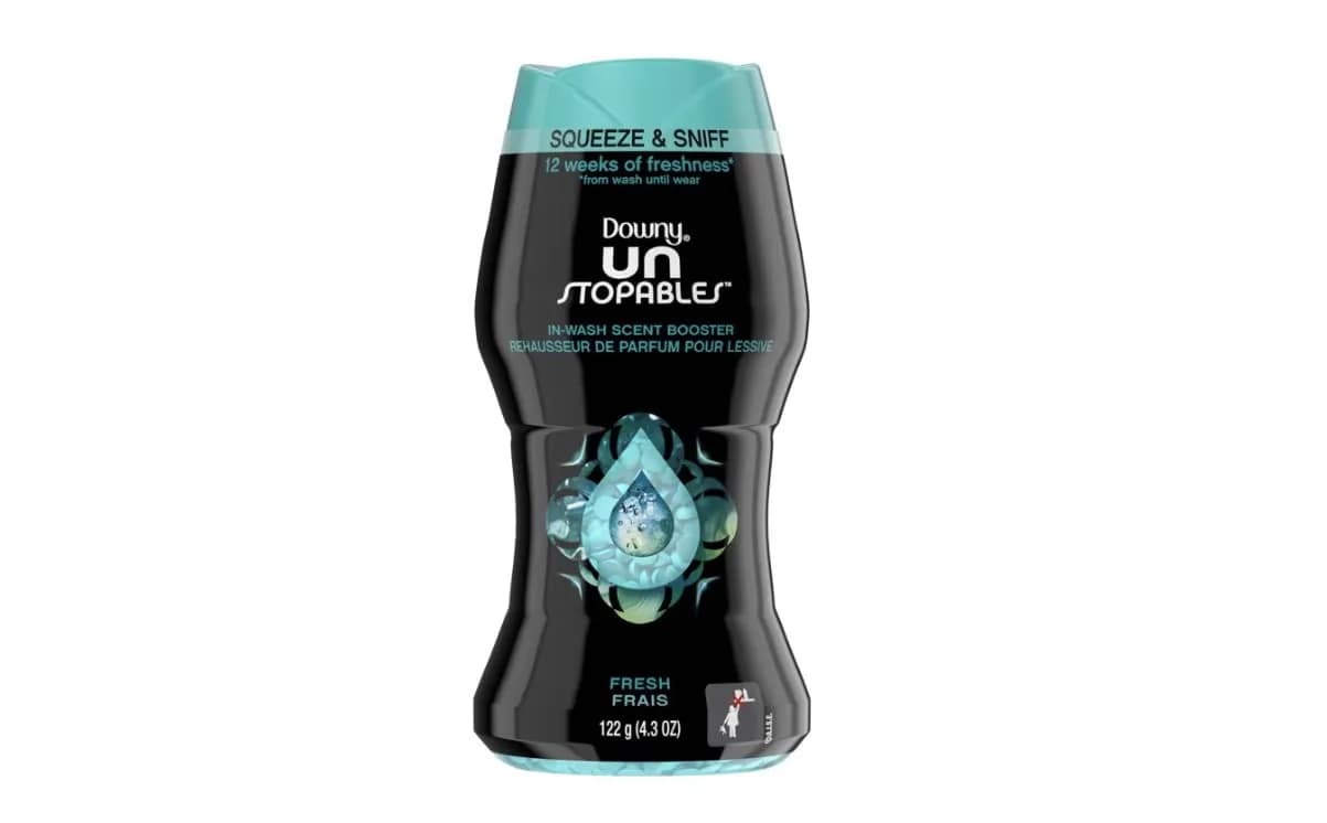 Downy Unstopables Laundry Scent Booster Beads Fresh Scent 4 x 4.3 oz | 12 Weeks of Freshness from Wash to Wear - main product image