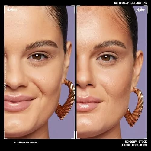 NYX PROFESSIONAL MAKEUP Wonder Stick - Light Medium for Face Shaping & Contouring thumbnail 4