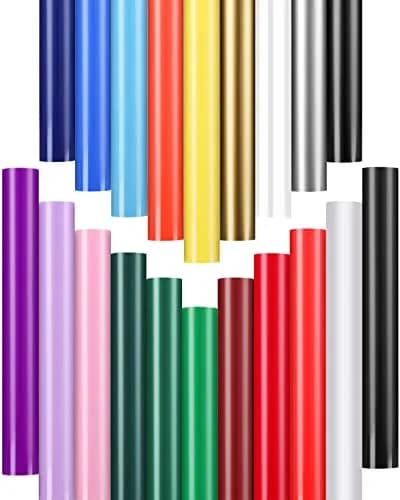 Sooez Permanent Vinyl 12" x 12" 20Pack Assorted Colors | Waterproof & UV-Resistant thumbnail 1