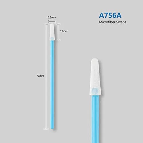 AAwipes Polyester Swabs 200 pcs | Microfiber Pointed Tips for Precision Cleaning in India thumbnail 2