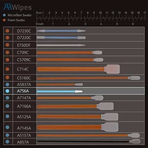 AAwipes Polyester Swabs 200 pcs | Microfiber Pointed Tips for Precision Cleaning in India thumbnail 3
