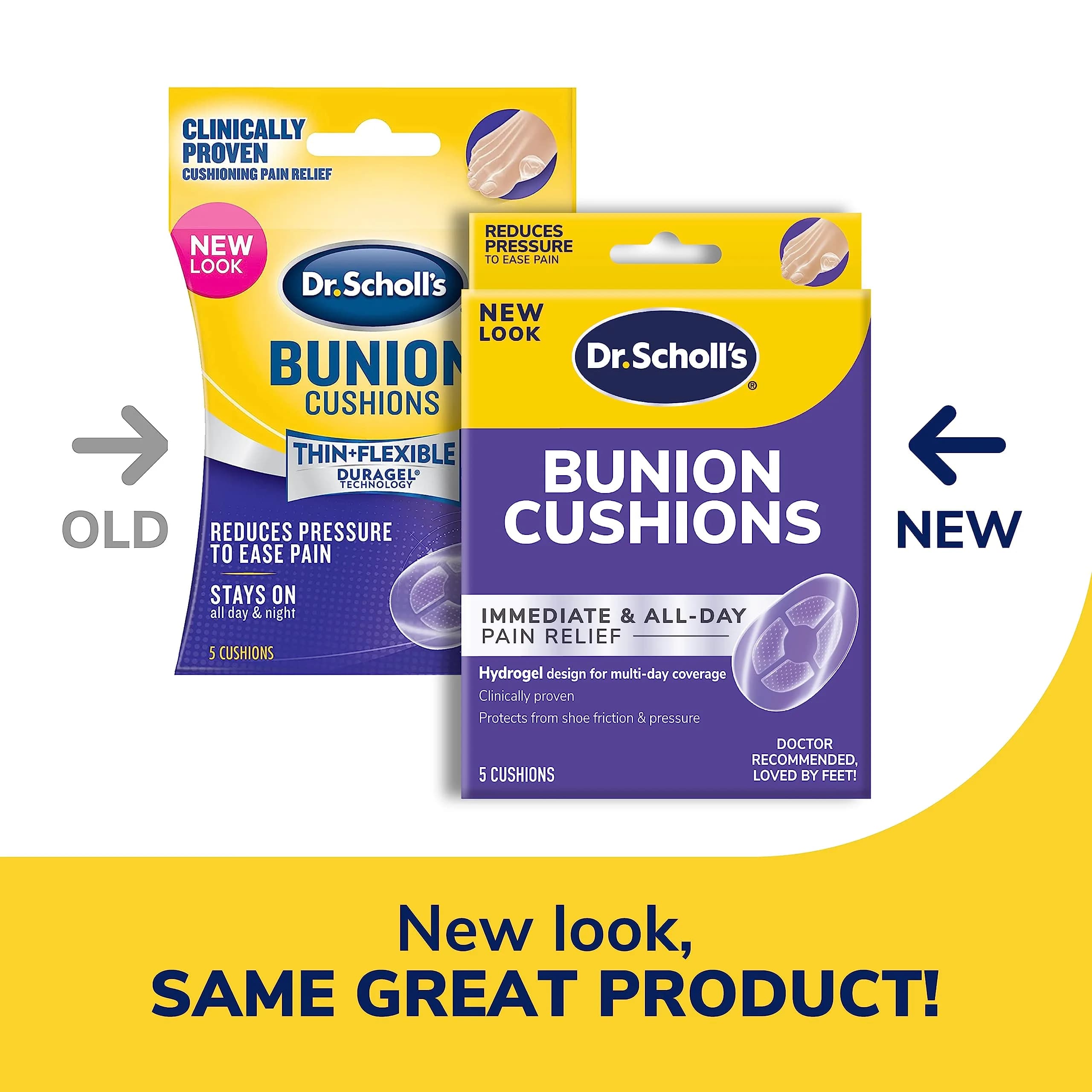 Dr. Scholl's Duragel Bunion Cushion 15 Count (Pack of 3) | Immediate Pain Relief & Friction Reduction - view 2