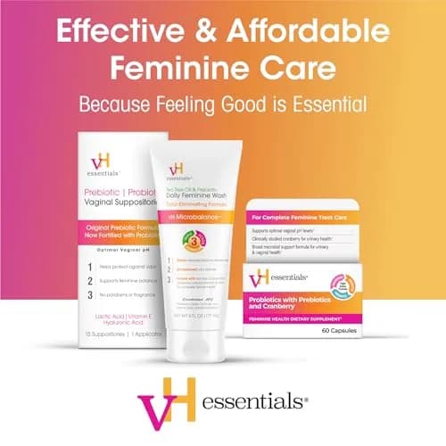 vH essentials Probiotics for Women with Prebiotics and Cranberry 120 Count | Supports Feminine & Urinary Tract Health thumbnail 5