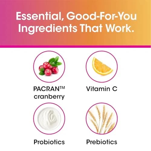vH essentials Probiotics for Women with Prebiotics and Cranberry 120 Count | Supports Feminine & Urinary Tract Health thumbnail 2