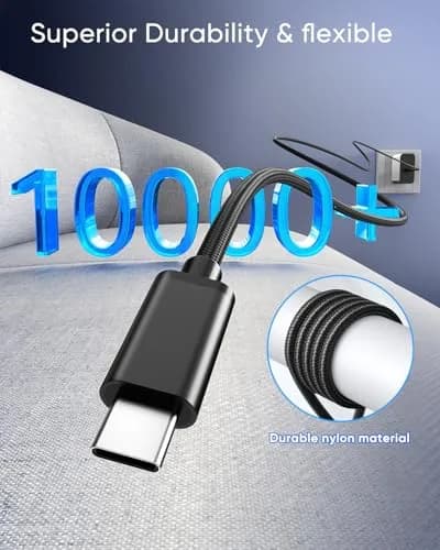 MENEEA 65W Fast Charger for Steam Deck & Nintendo Switch 2 | PD3.0 Foldable AC Adapter with 6.6FT Cable thumbnail 6