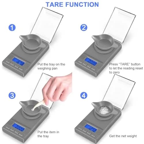 Fuzion Digital Milligram Scale 50g/0.001g, 6-in-1 Kit with Carry Bag | High Precision Weighing Machine thumbnail 4