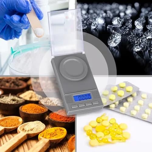 Fuzion Digital Milligram Scale 50g/0.001g, 6-in-1 Kit with Carry Bag | High Precision Weighing Machine thumbnail 5