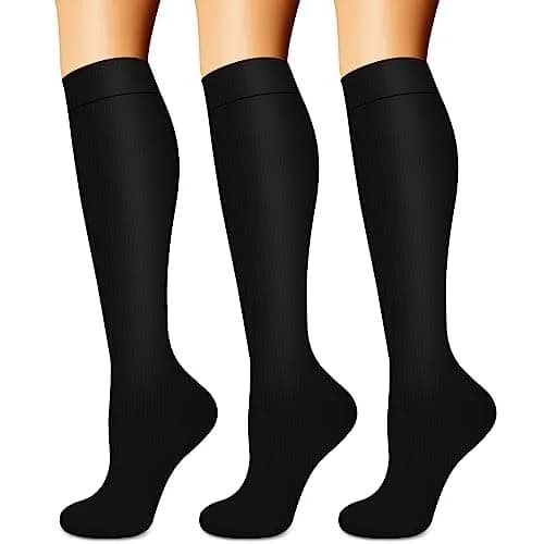 BLUEENJOY Compression Socks for Women & Men (3 Pairs) | Support for Running, Recovery & Flight thumbnail 1