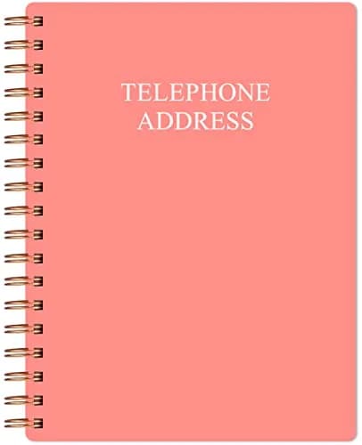 Nokingo Address & Birthday Book with Tabs, Rose, 120 Pages | Alphabetical A-Z Organizer thumbnail 1