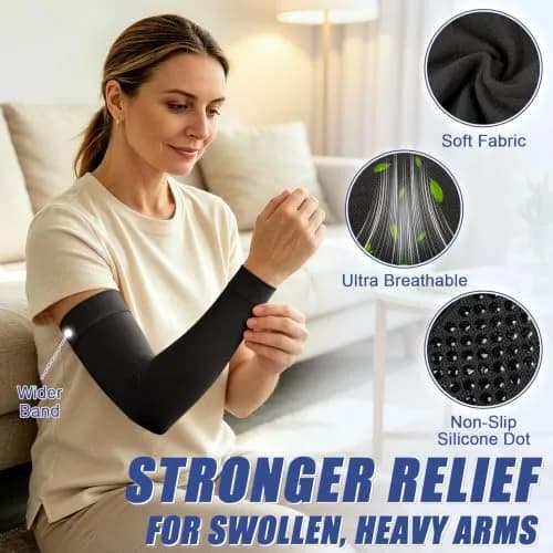 beister Compression Arm Sleeve 20-30 mmHg | Graduated Support for Women & Men thumbnail 4