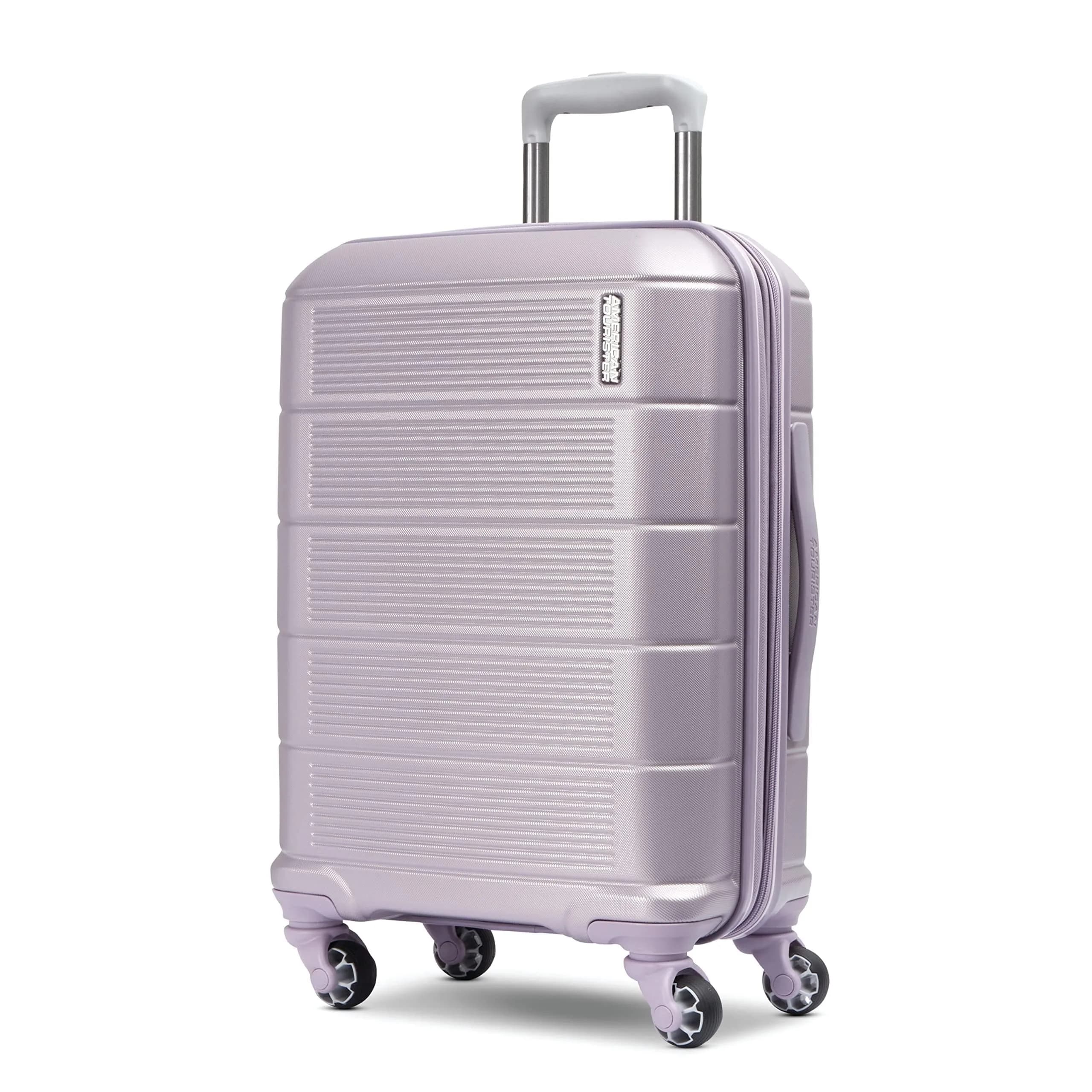 American Tourister Suitcase 20-Inch Purple Haze | Expandable Hardside Spinner