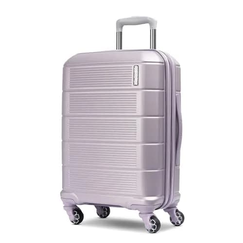 American Tourister Suitcase 20-Inch Purple Haze | Expandable Hardside Spinner thumbnail 1