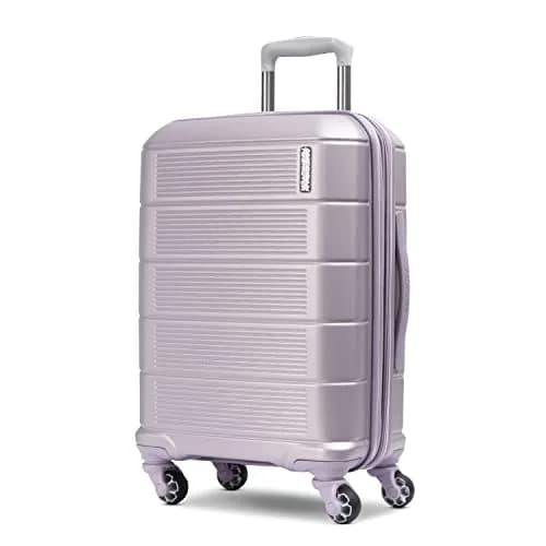 American Tourister Suitcase 20-Inch Purple Haze | Expandable Hardside Spinner thumbnail 4