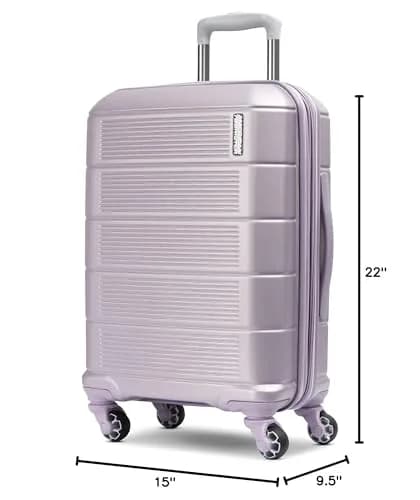 American Tourister Suitcase 20-Inch Purple Haze | Expandable Hardside Spinner thumbnail 9