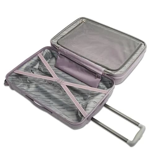 American Tourister Suitcase 20-Inch Purple Haze | Expandable Hardside Spinner thumbnail 3