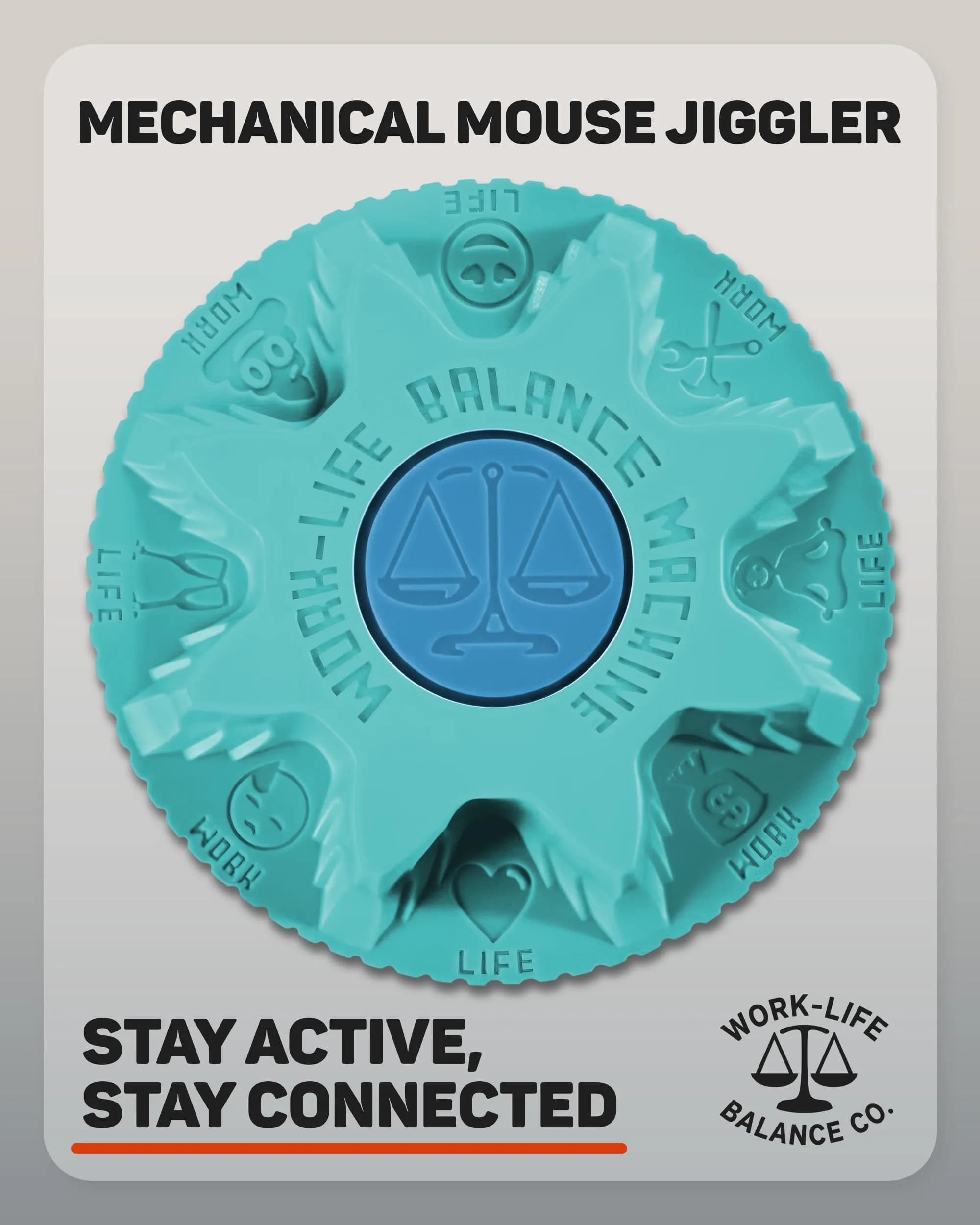Work-Life Balance Corporation Mechanical Mouse Jiggler | Keeps PC Awake - view 2