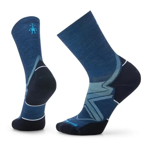 Smartwool Men's Run Cold Weather Targeted Cushion Crew Alpine Blue M | Advanced Durability & Breathability thumbnail 1