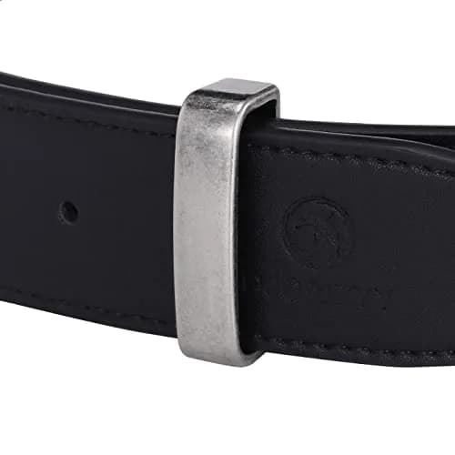 DJCAIZYY Belt Loop Keeper 1.5 inch (38mm) Alloy Steel Vintage Silver | Secures Belt End thumbnail 4