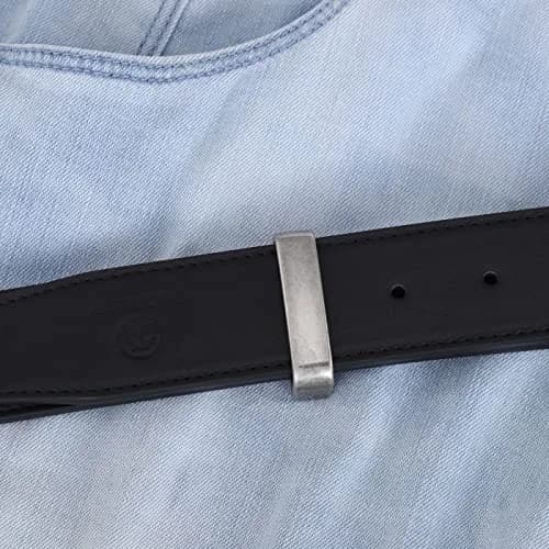 DJCAIZYY Belt Loop Keeper 1.5 inch (38mm) Alloy Steel Vintage Silver | Secures Belt End thumbnail 6