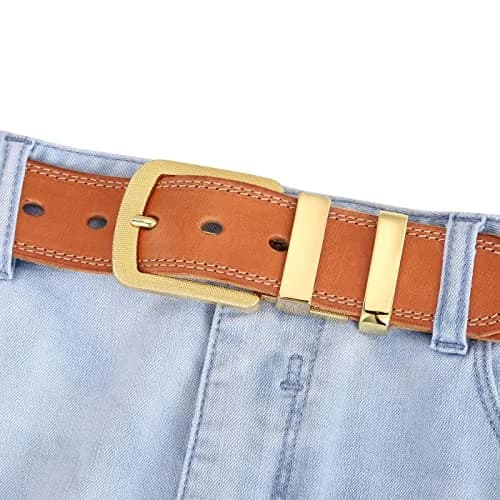 DJCAIZYY Gold Belt Loop Keeper for Men's Belts 1.5 inches (38mm-40mm) | Secure Belt End Accessory thumbnail 4