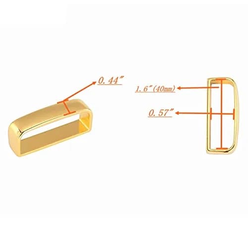 DJCAIZYY Gold Belt Loop Keeper for Men's Belts 1.5 inches (38mm-40mm) | Secure Belt End Accessory thumbnail 6